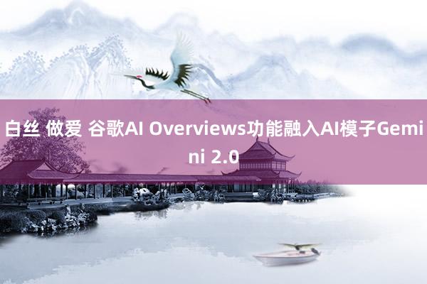 白丝 做爱 谷歌AI Overviews功能融入AI模子Gemini 2.0