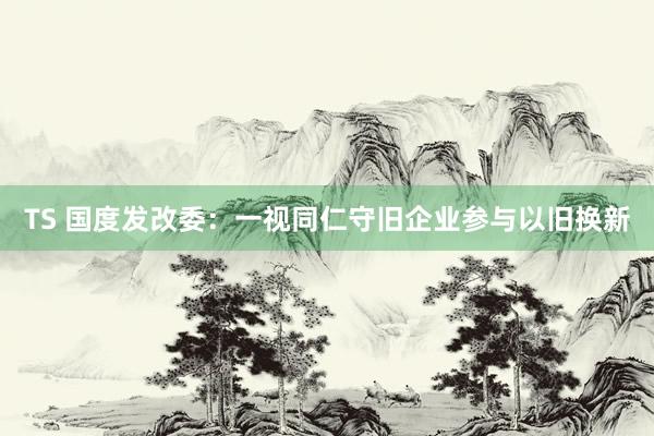 TS 国度发改委：一视同仁守旧企业参与以旧换新