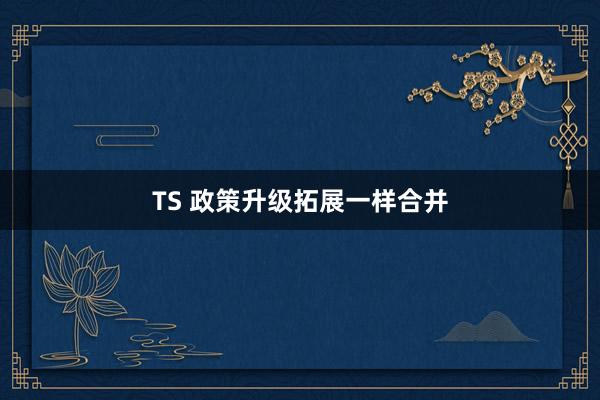 TS 政策升级拓展一样合并